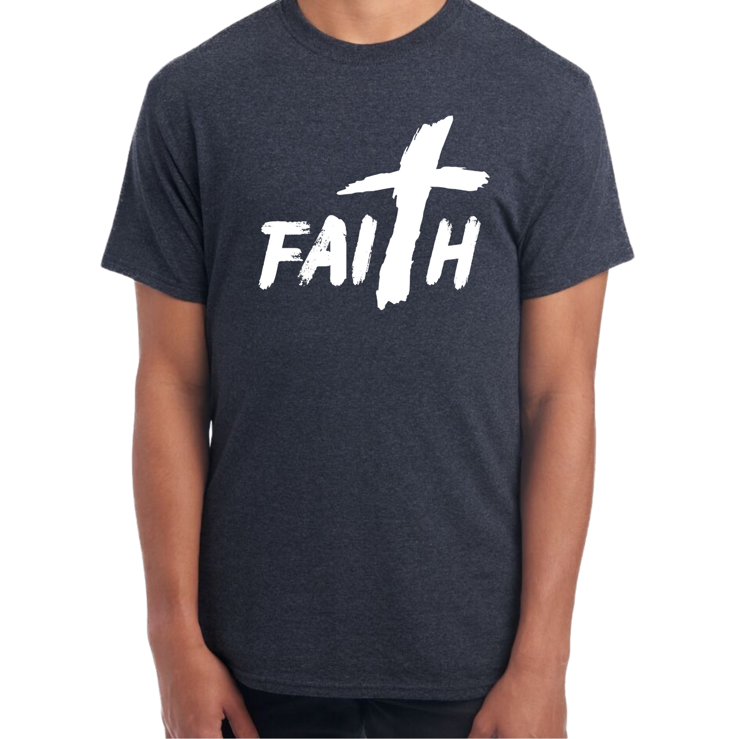 Faith Short Sleeve Unisex T-shirt - Heather Colors