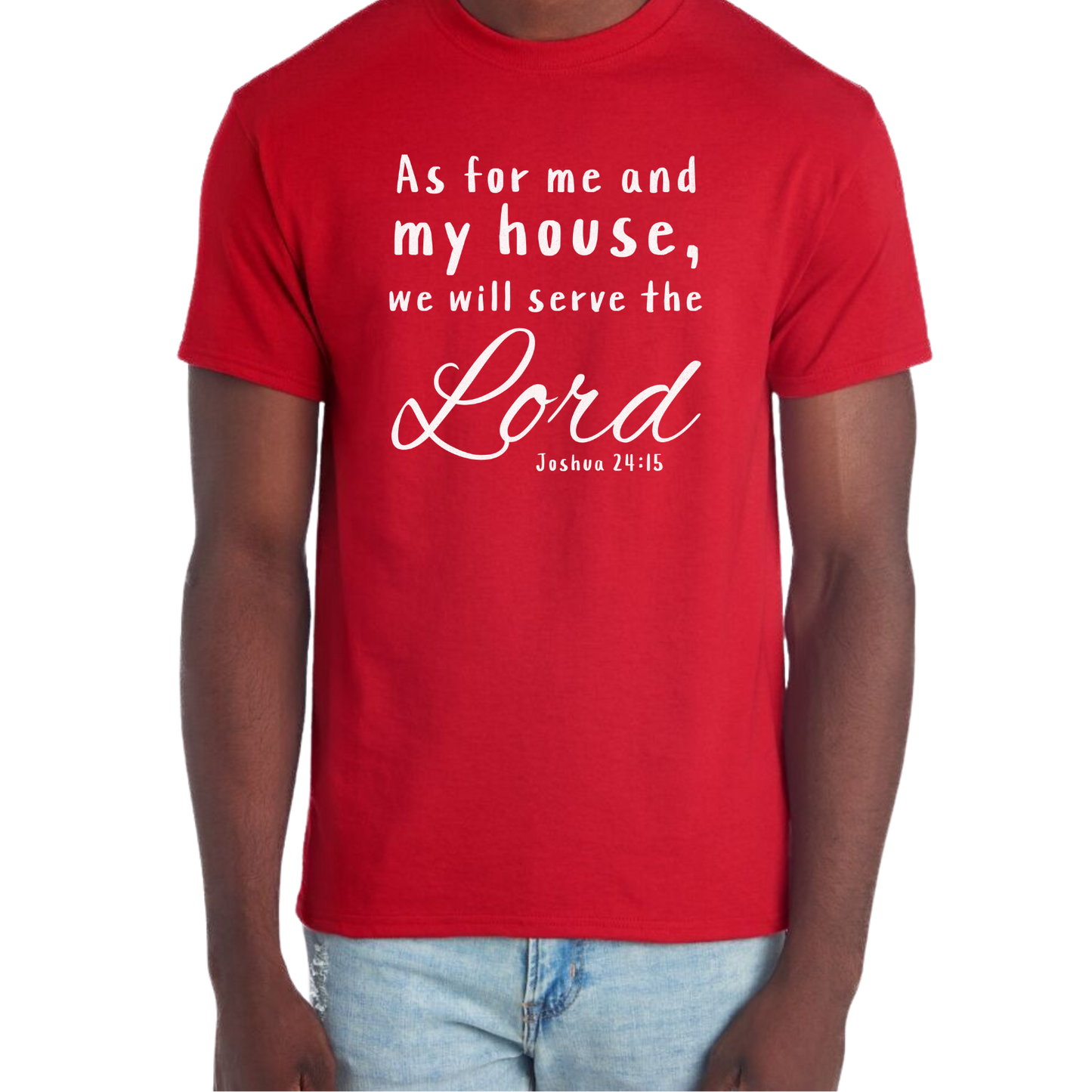 Serve The Lord Short Sleeve Unisex T-shirt - Solid Colors