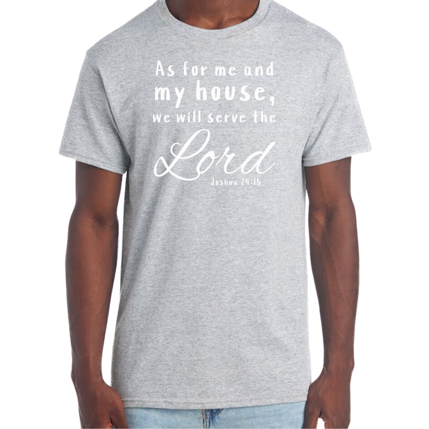 Serve The Lord Short Sleeve Unisex T-shirt - Heather Colors