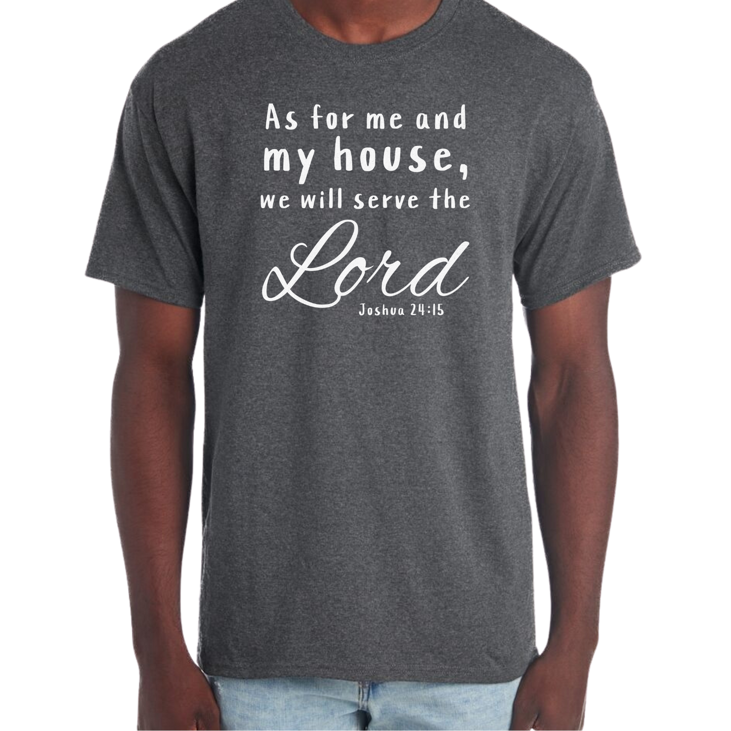 Serve The Lord Short Sleeve Unisex T-shirt - Heather Colors