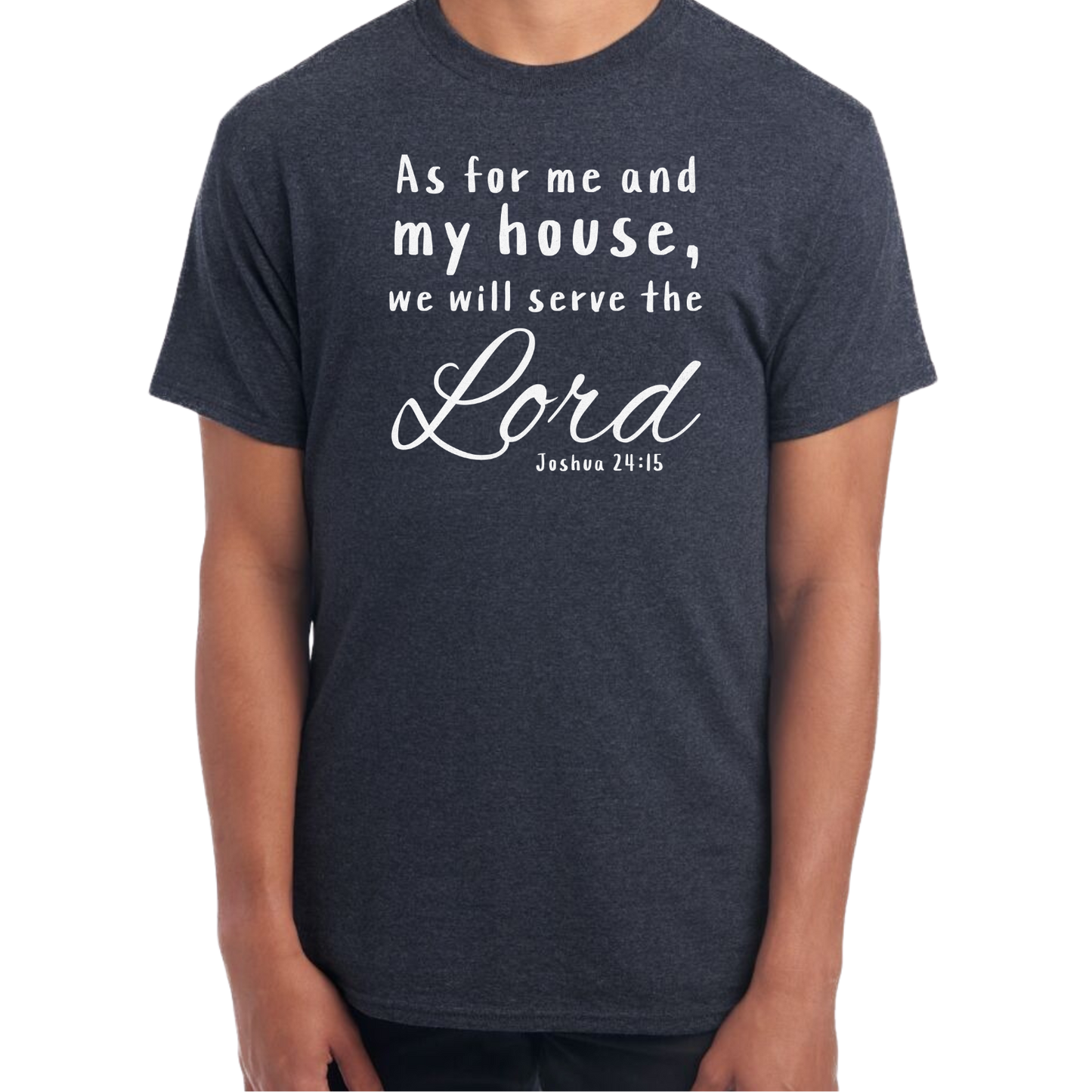 Serve The Lord Short Sleeve Unisex T-shirt - Heather Colors