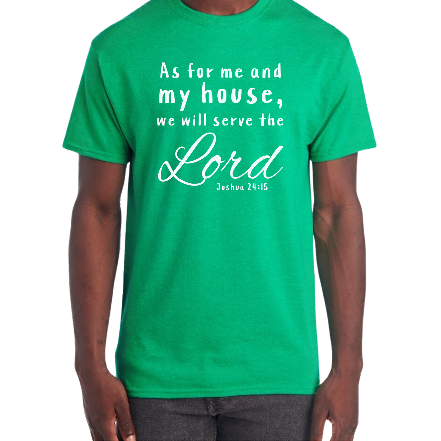 Serve The Lord Short Sleeve Unisex T-shirt - Heather Colors