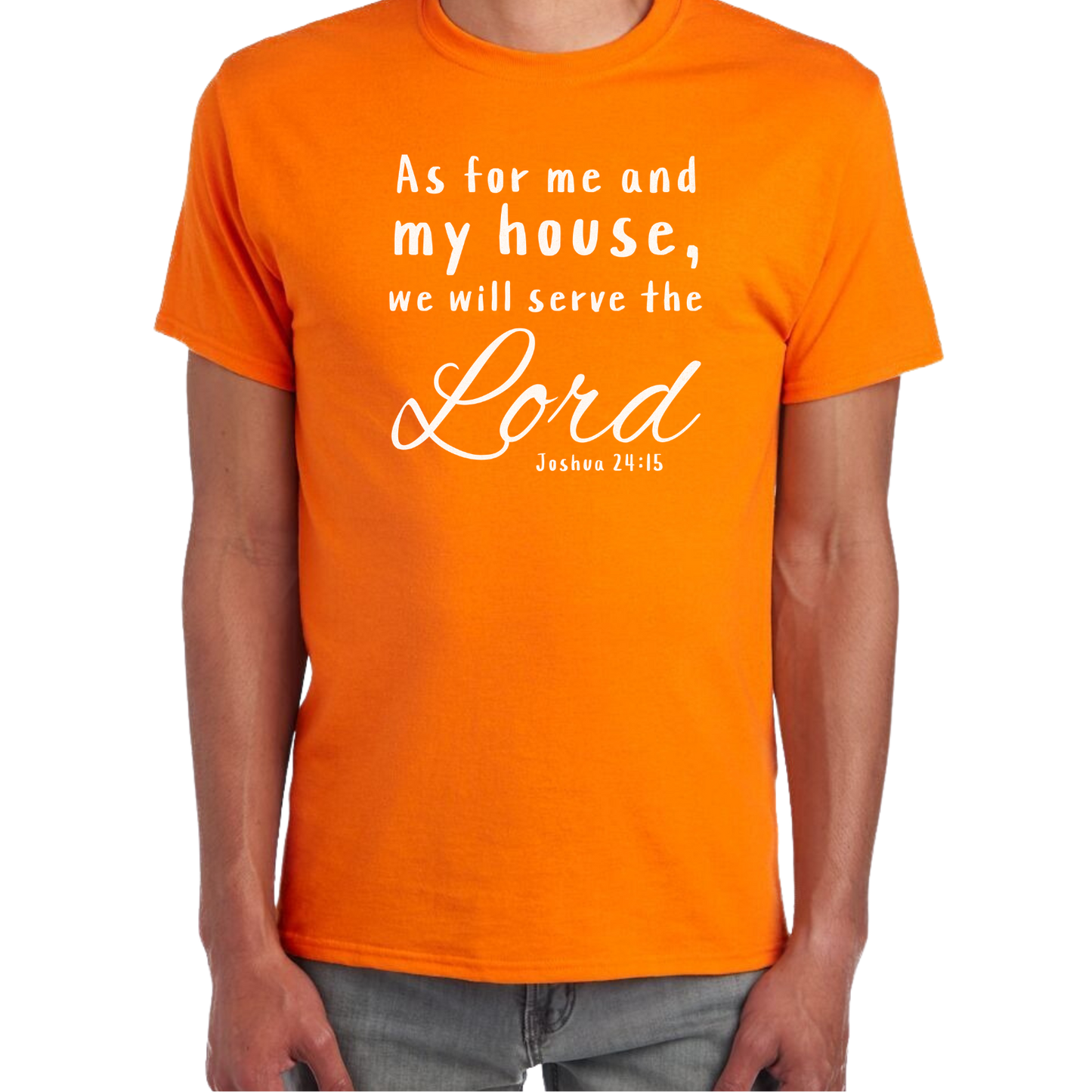 Serve The Lord Short Sleeve Unisex T-shirt - Solid Colors