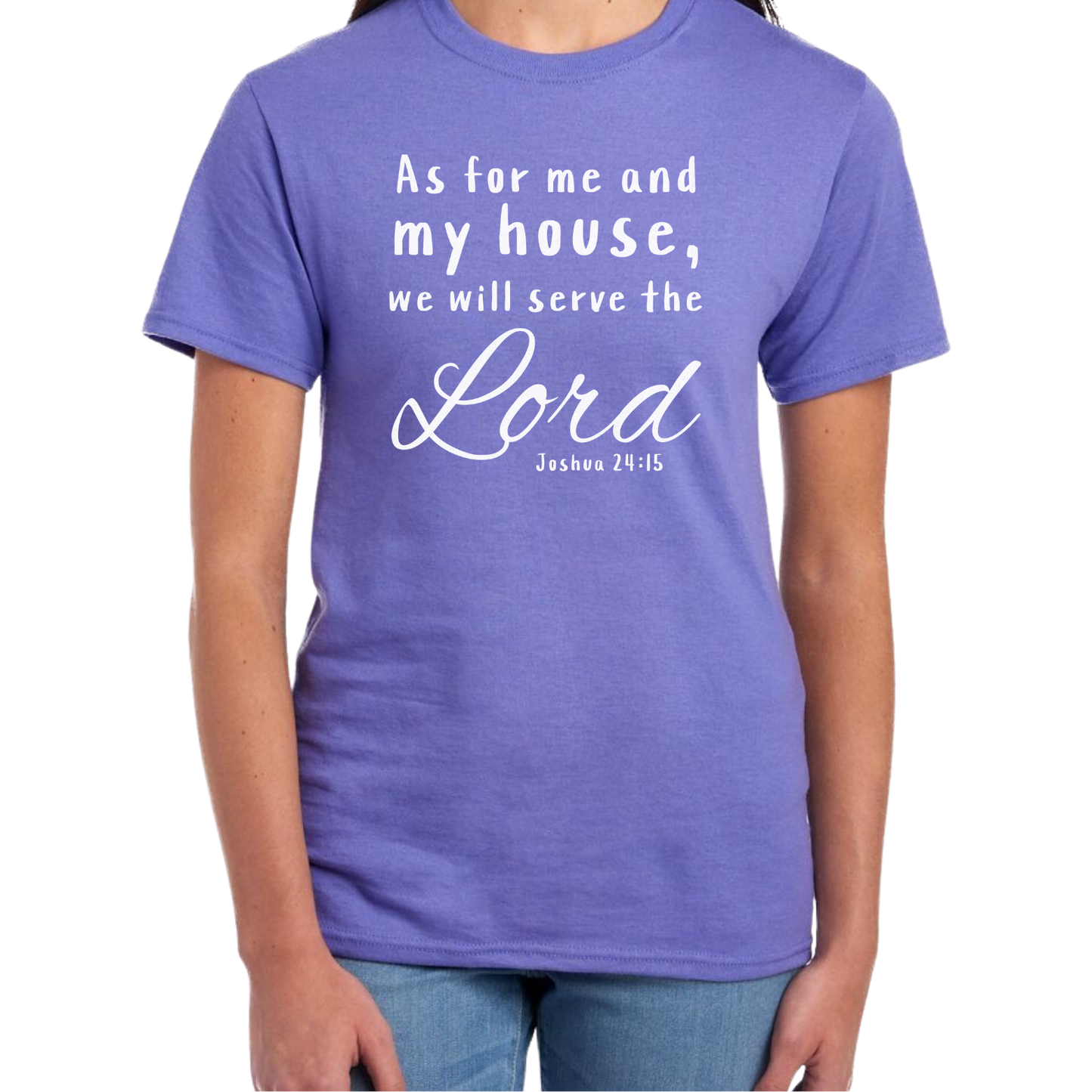 Serve The Lord Short Sleeve Unisex T-shirt - Solid Colors