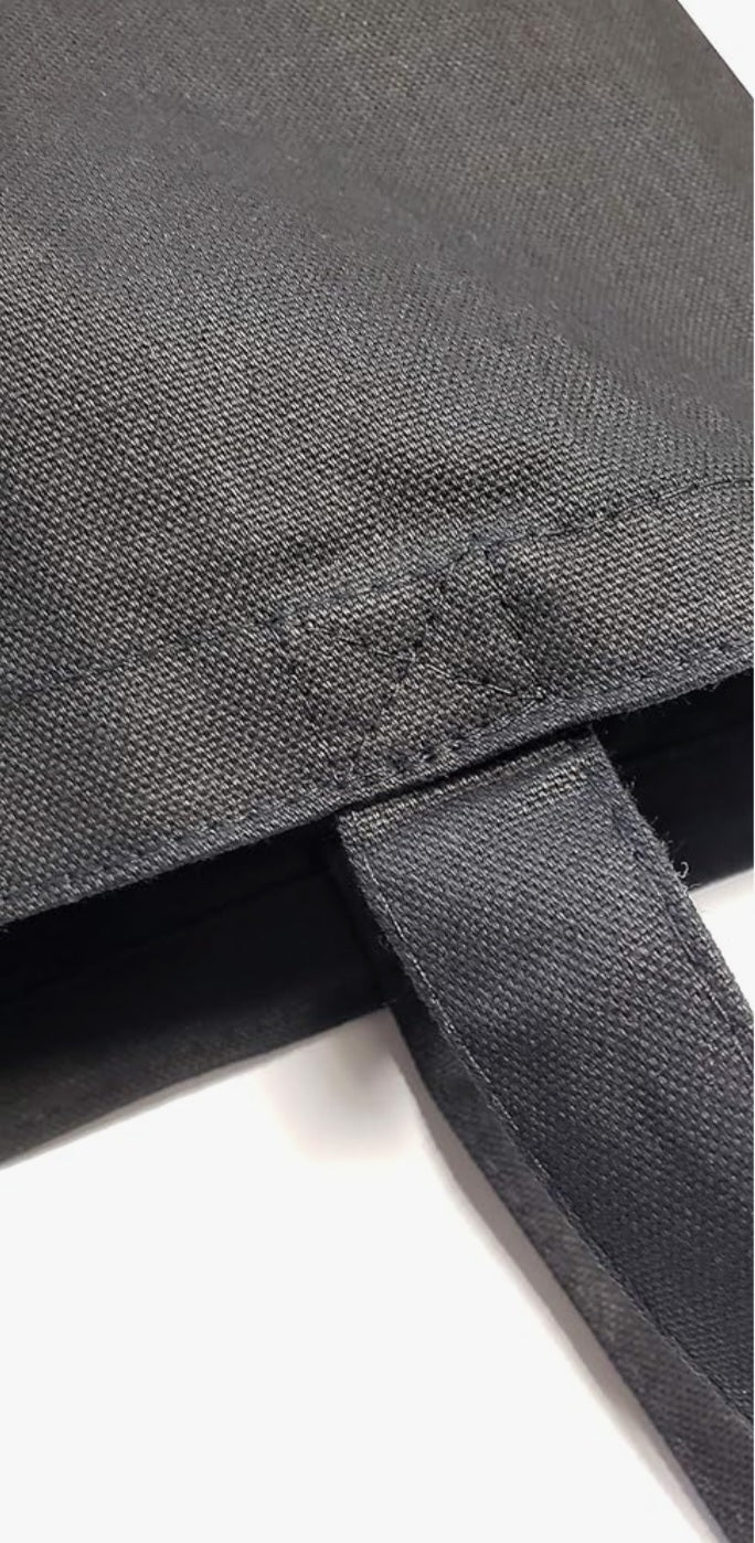 Full Color Design - Customized Sturdy Canvas Tote Bag with Bottom Gusset 15"W x 16"H x 3"G