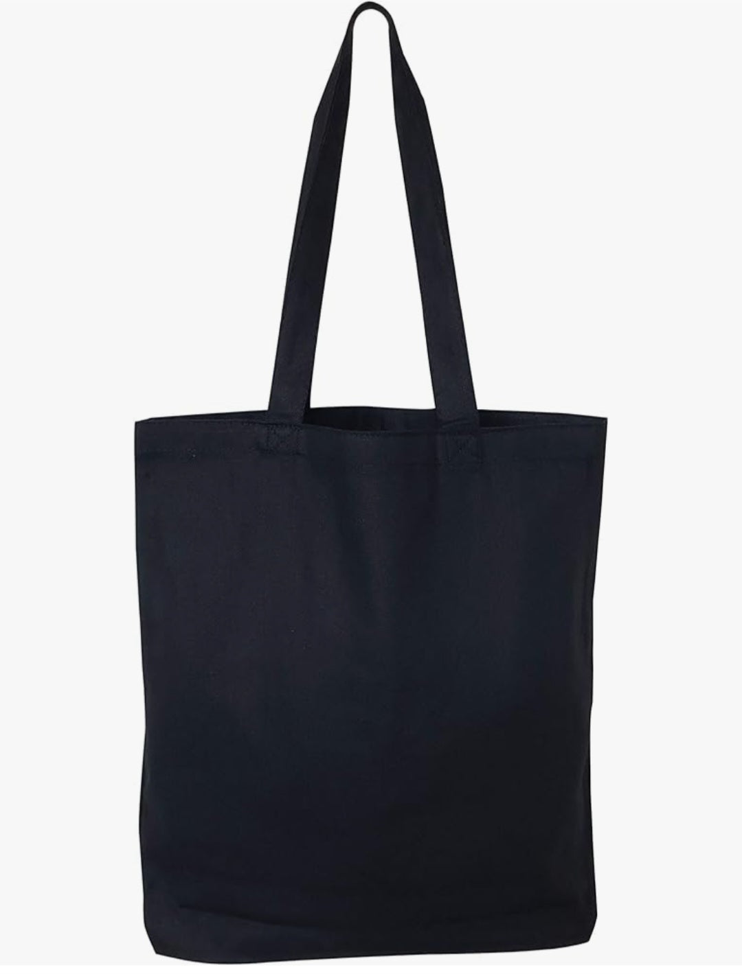 Full Color Design - Customized Sturdy Canvas Tote Bag with Bottom Gusset 15"W x 16"H x 3"G