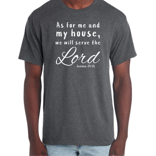 Serve The Lord Short Sleeve Unisex T-shirt - Heather Colors