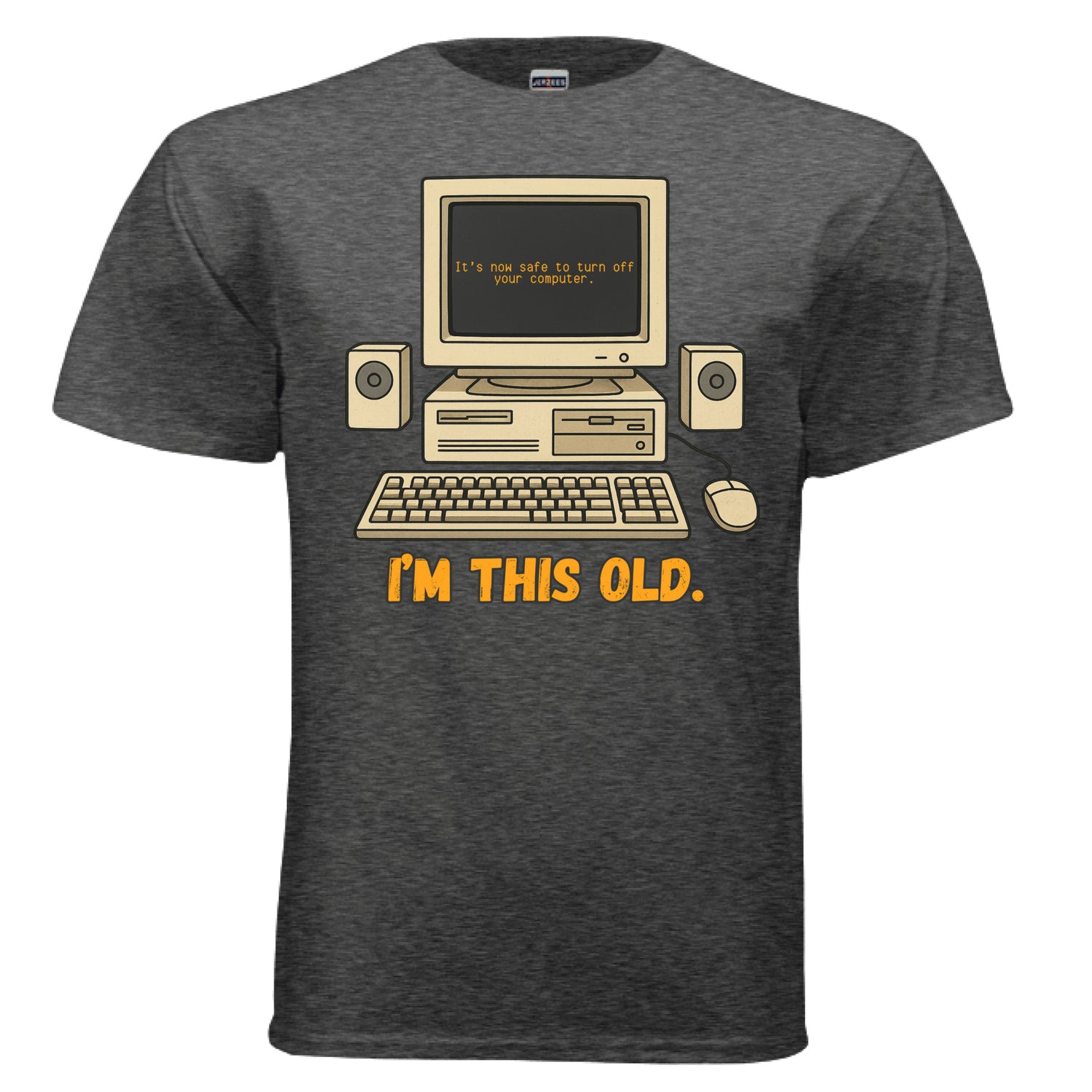 BLACK HEATHER - FRONT