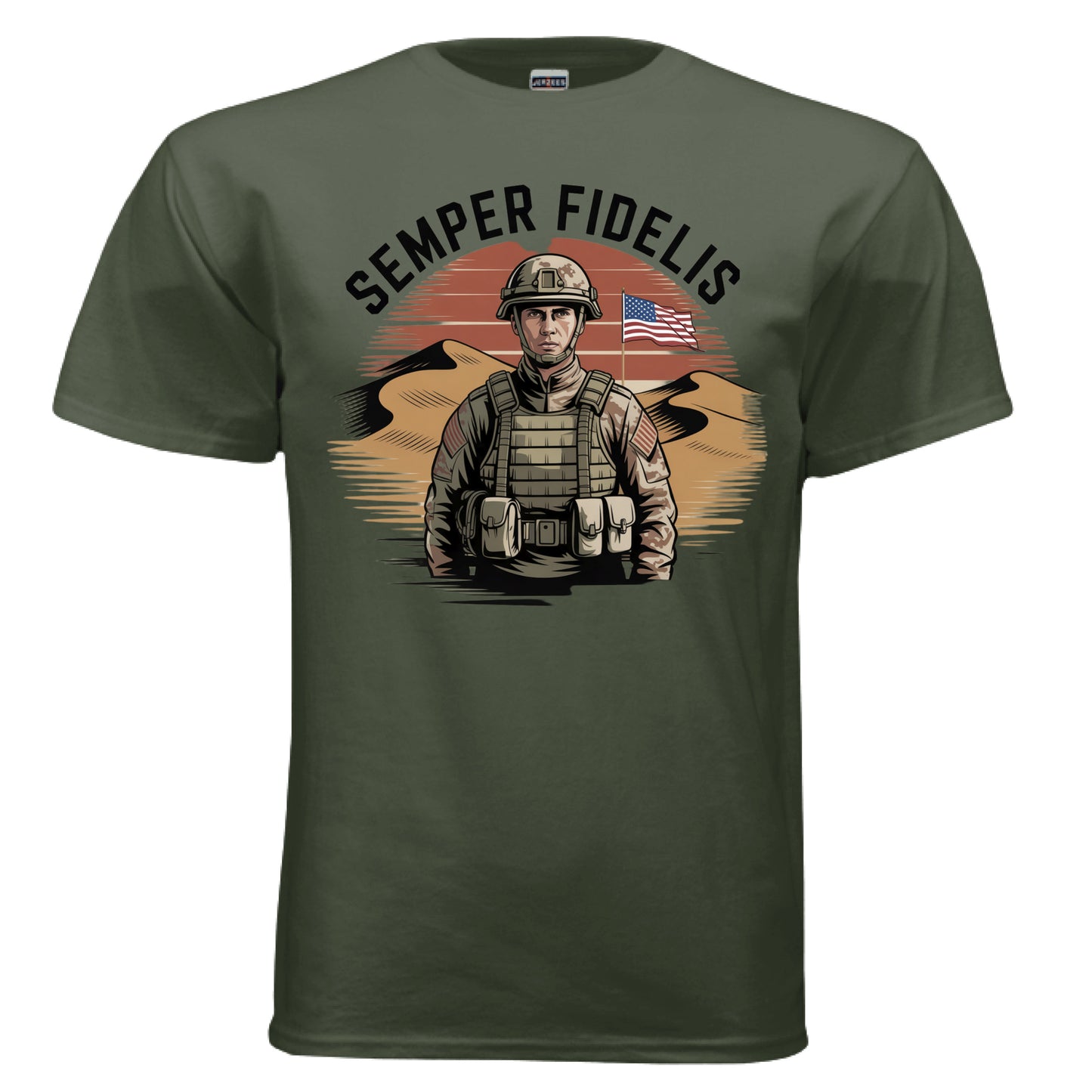 MILITARY GREEN - FRONT