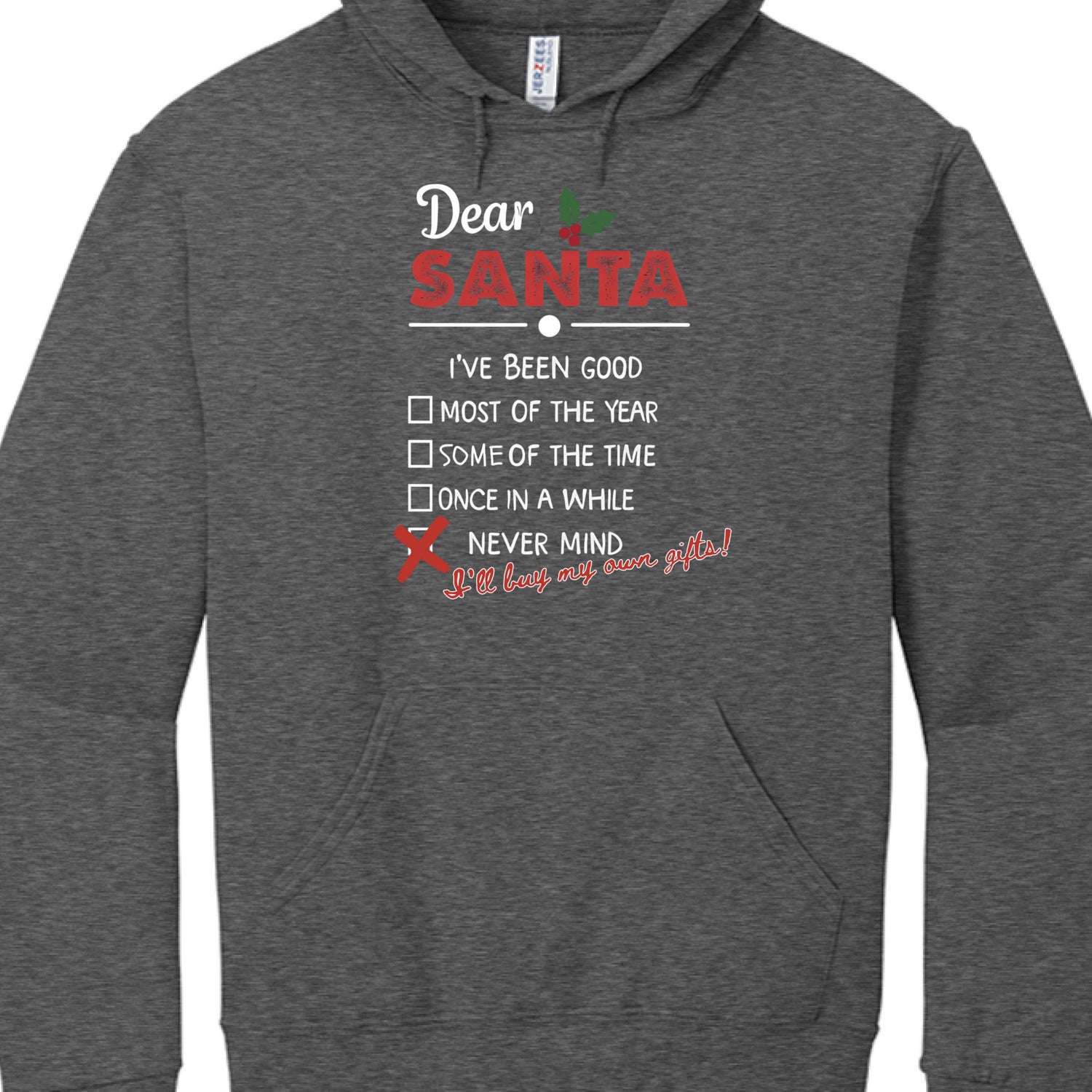 BLACK HEATHER - FRONT