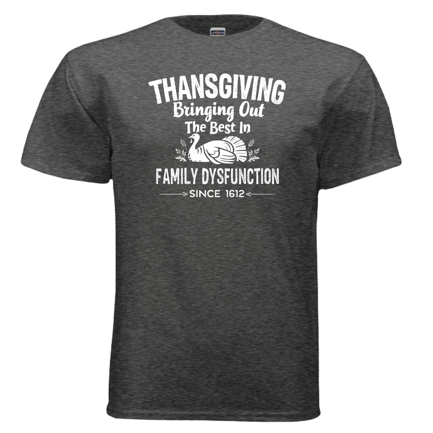 BLACK HEATHER - FRONT