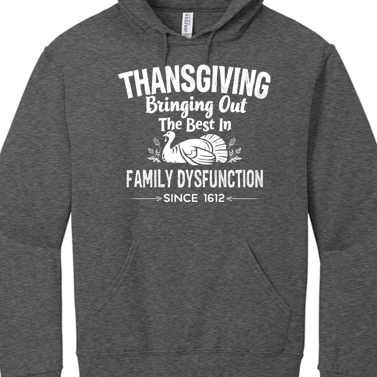 BLACK HEATHER - FRONT